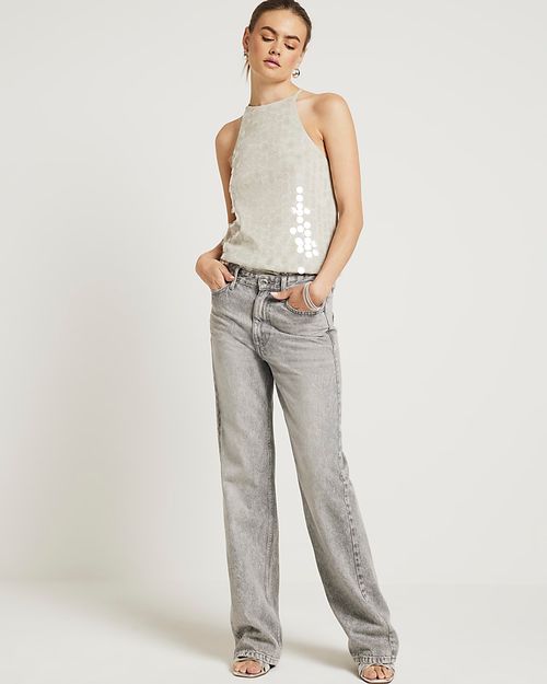 River Island Womens Silver...