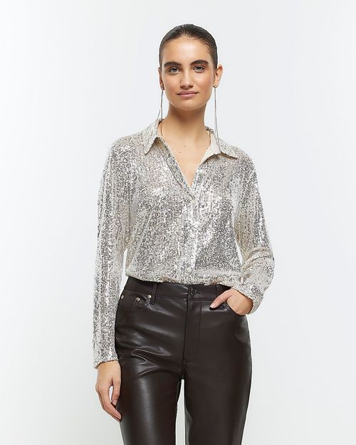 River Island Womens Silver...