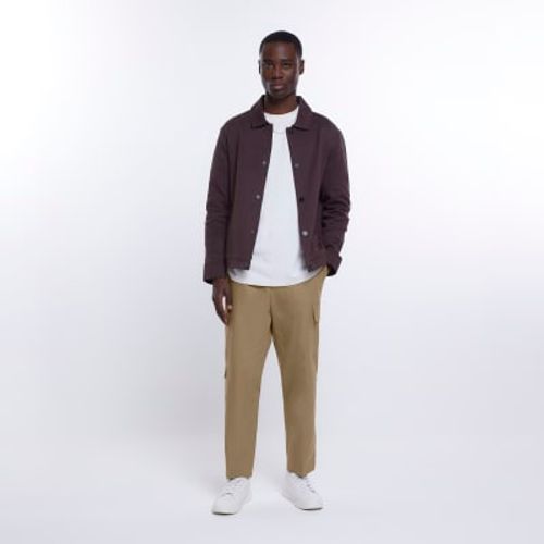 Mens River Island Beige Slim...