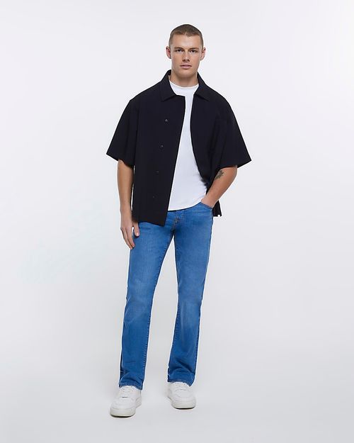 Mens River Island Washed Blue...