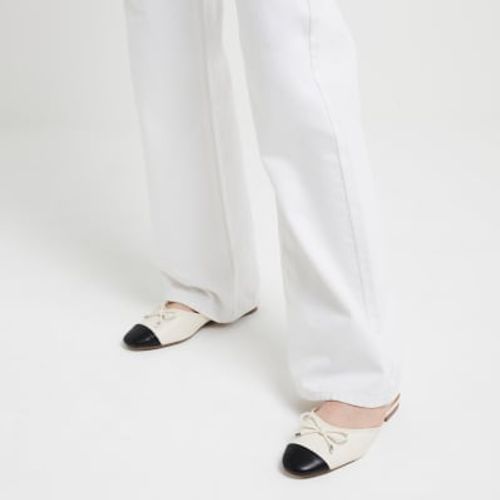 River Island Womens White Bow...