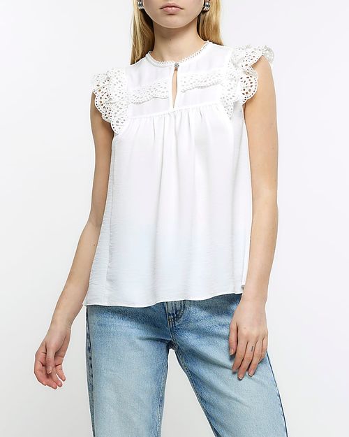 River Island Womens White...