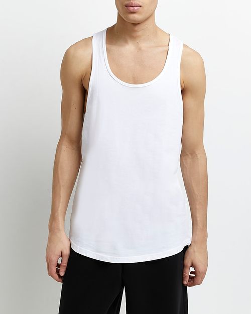 Mens River Island White Racer...