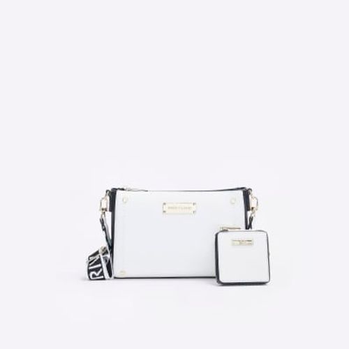 River Island cross body bag in black