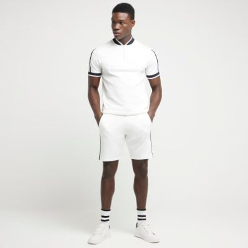 Mens River Island White Slim...