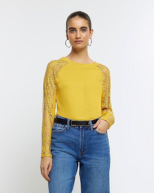 River Island Womens Yellow...