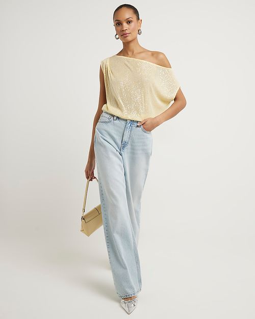 River Island Womens Yellow...