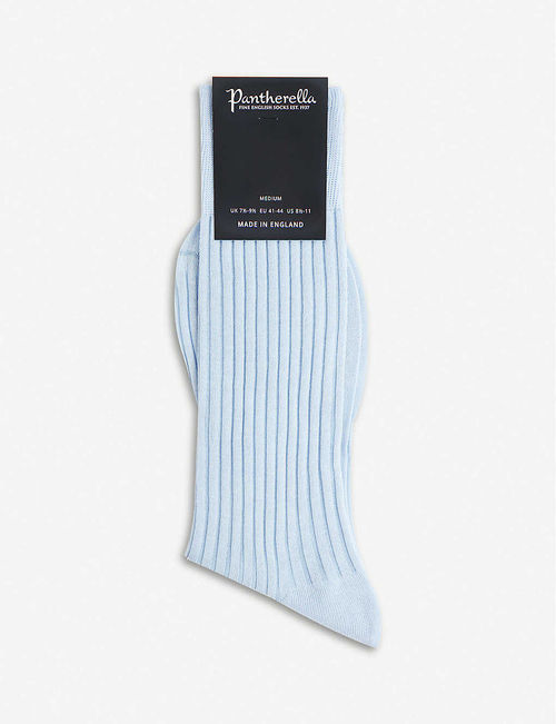 Pantherella Mens Sky Blue...