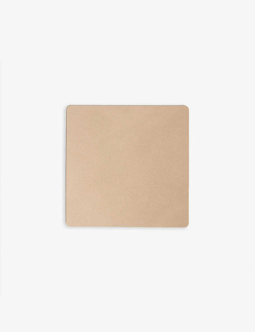 Nupo square leather coaster