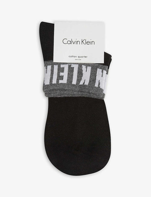 Icon logo cotton-blend socks