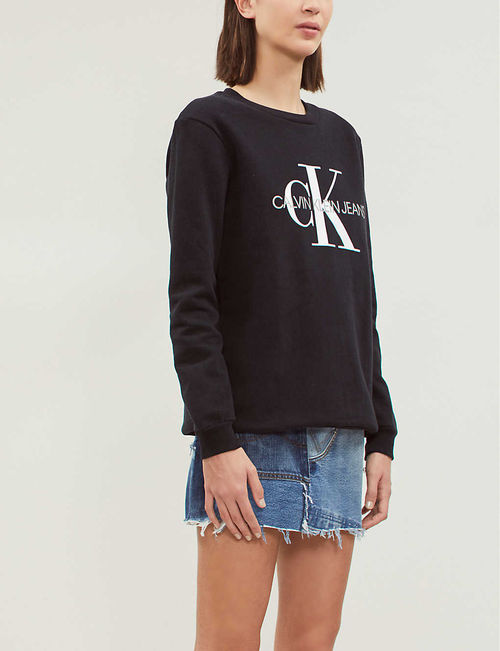 Logo-print cotton sweatshirt