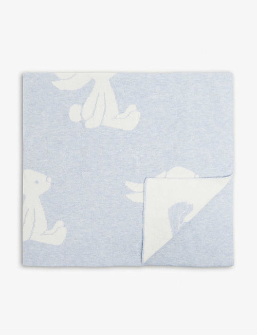 Bashful Bunny cotton blanket