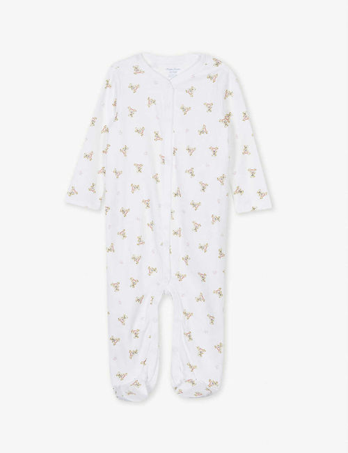 Polo bear cotton babygrow 3-9...