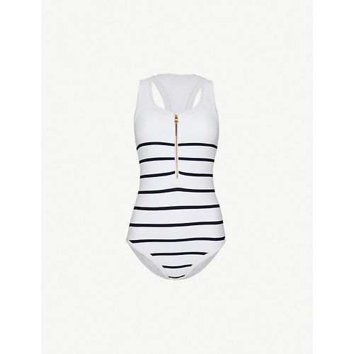 Core scoop-neck swimsuit