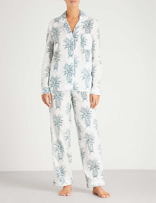 Howie cotton-voile pyjama set