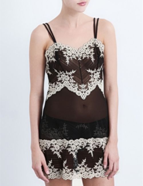 Wacoal Embrace Lace Chemise Semi Sheer Lightweight Nightdress Lingerie  Nightwear at  Women's Clothing store
