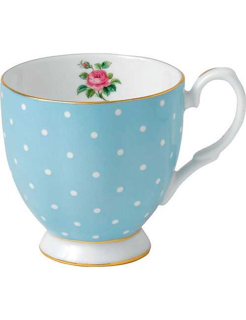 Royal Albert Polka Blue mug