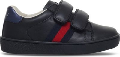 Kids black sales gucci trainers