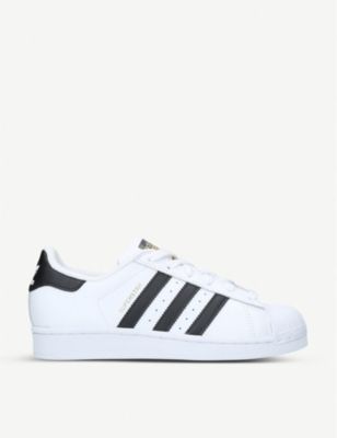 adidas girls white trainers