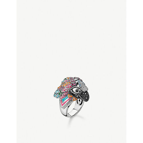 Parrot sterling silver and...