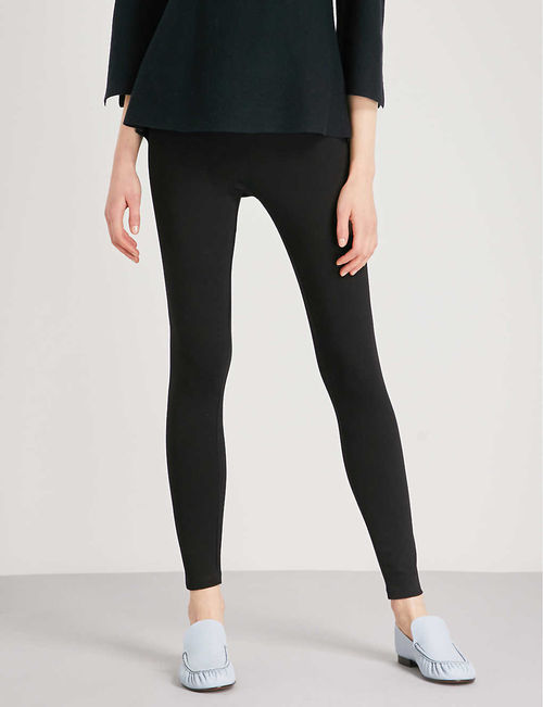 Luxury stretch-jersey leggings