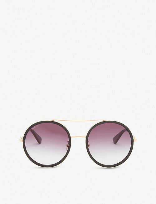 Gg0061s round-frame sunglasses