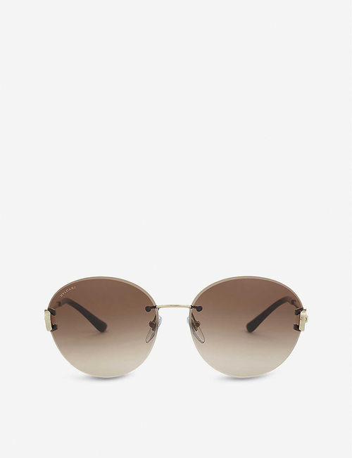 Bv6091 round-frame sunglasses