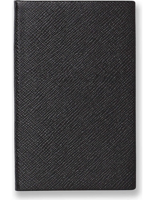 Smythson Black Panama Notebook