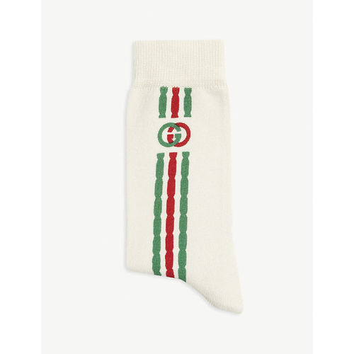 GG Web stripe socks