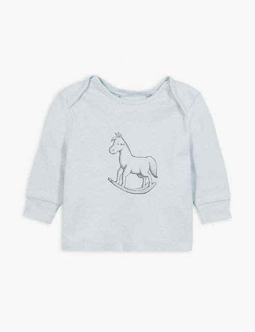 Rocking horse cotton top 0-18...