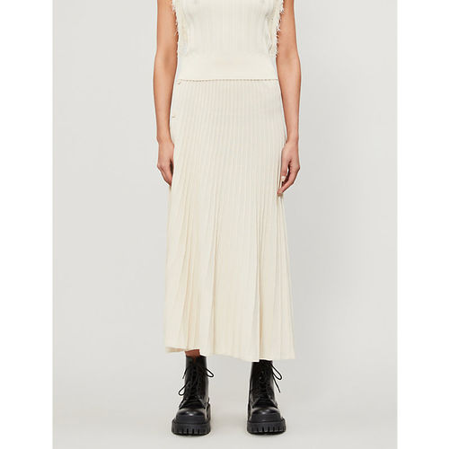 Boga pleated stretch-jersey...