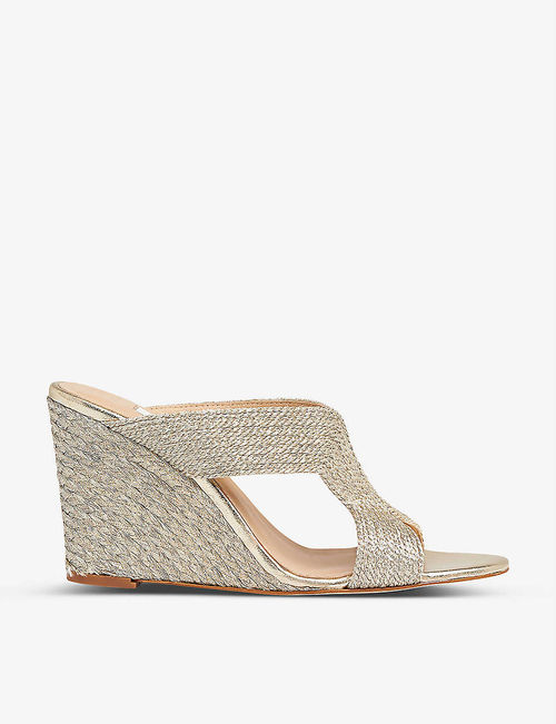 Sonia rope wedge sandals