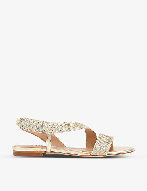 Rachel open-toe canvas sandals