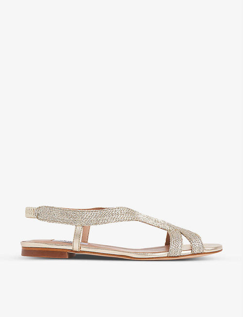 Renee open-toe woven sandals