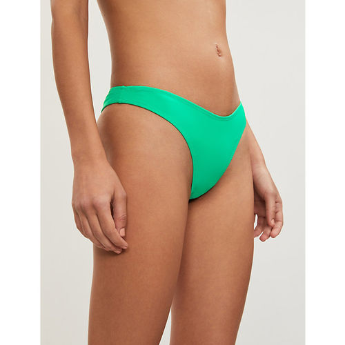 Curve high-rise bikini bottoms