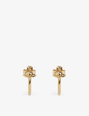 Vivienne westwood gold sales hoop earrings