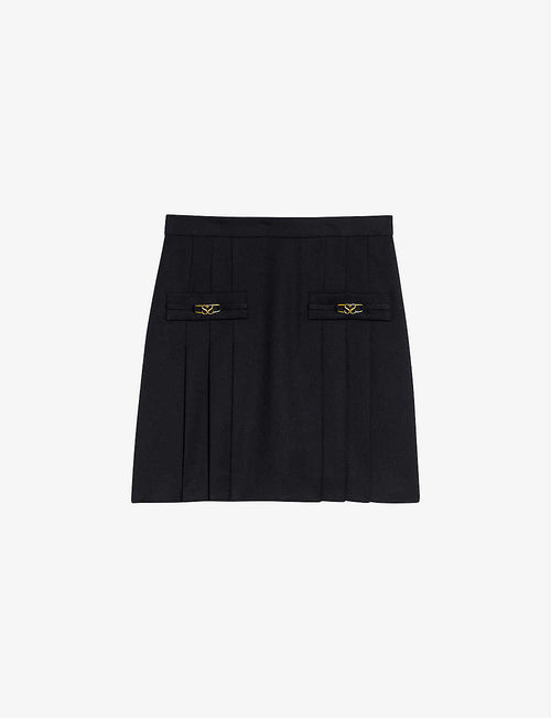 Rebeca embellished wool mini...