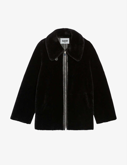 Firot shearling-lined leather...