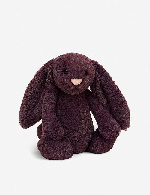 Bashful Plum Bunny soft toy...