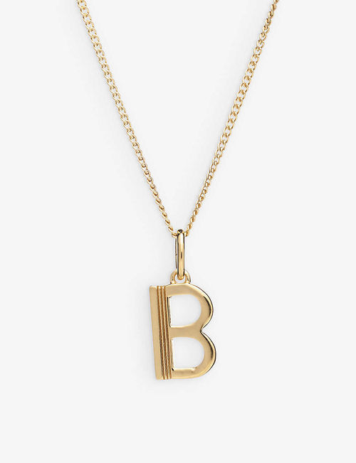 Art Deco B initial 22ct...