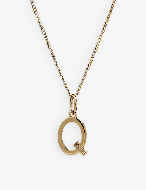 Art Deco Q Initial 22ct...