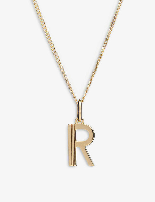 Art Deco R Initial 22ct...