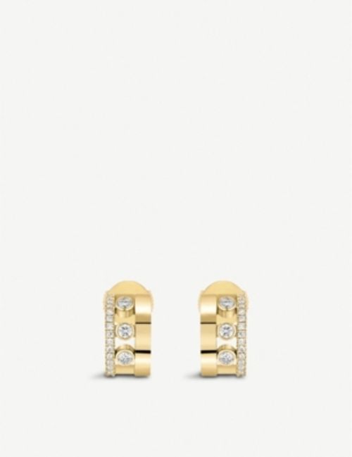 Yellow gold B.zero1 Earrings with 0.27 ct Diamonds