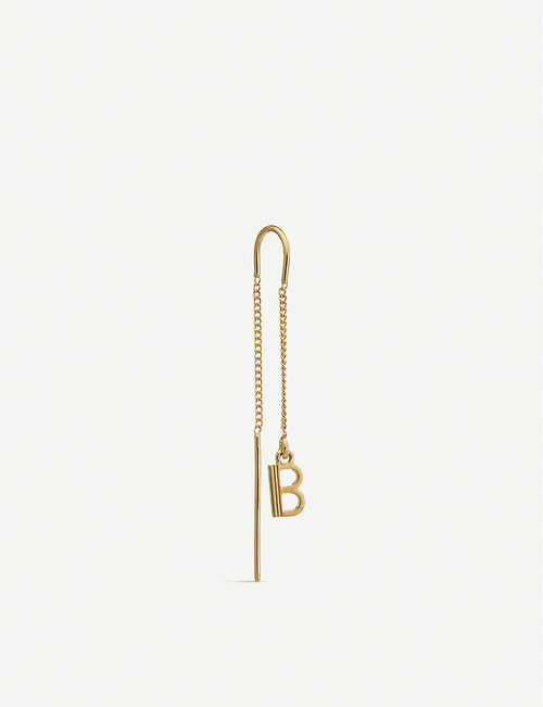 B initial 22ct yellow...