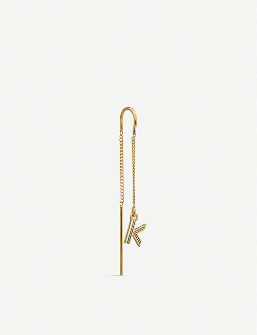 K initial 22ct yellow...