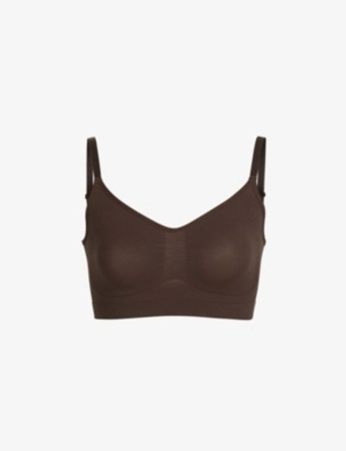 Skims Ladies Brown Seemless Sculpt Bra, Size: S/M, £34.00