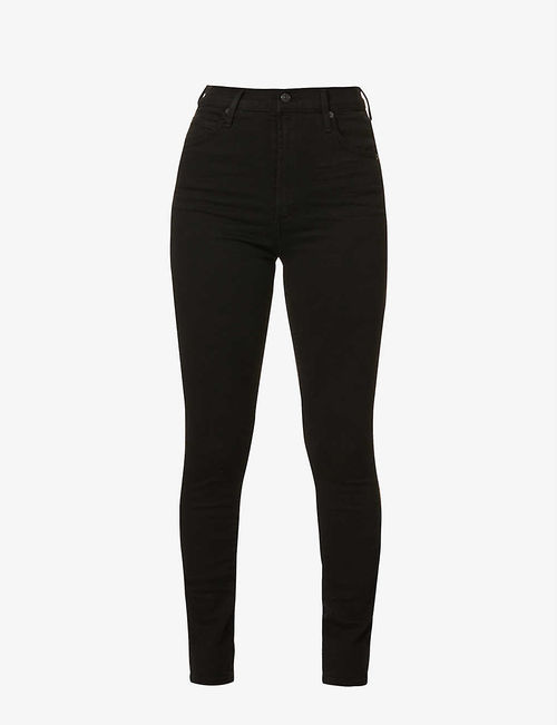 Chrissy skinny high-rise jeans