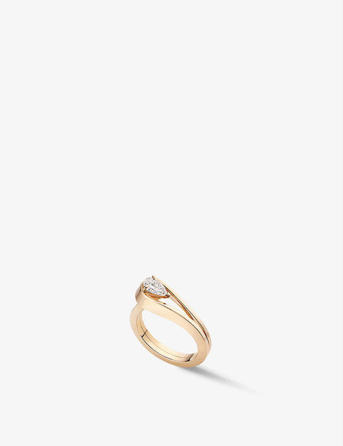 Serti Inversé 18ct rose gold...