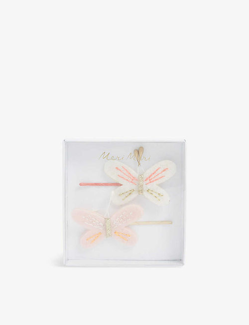 Butterfly hair slides pack of...