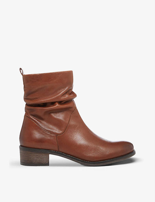 Pagers leather ankle boots